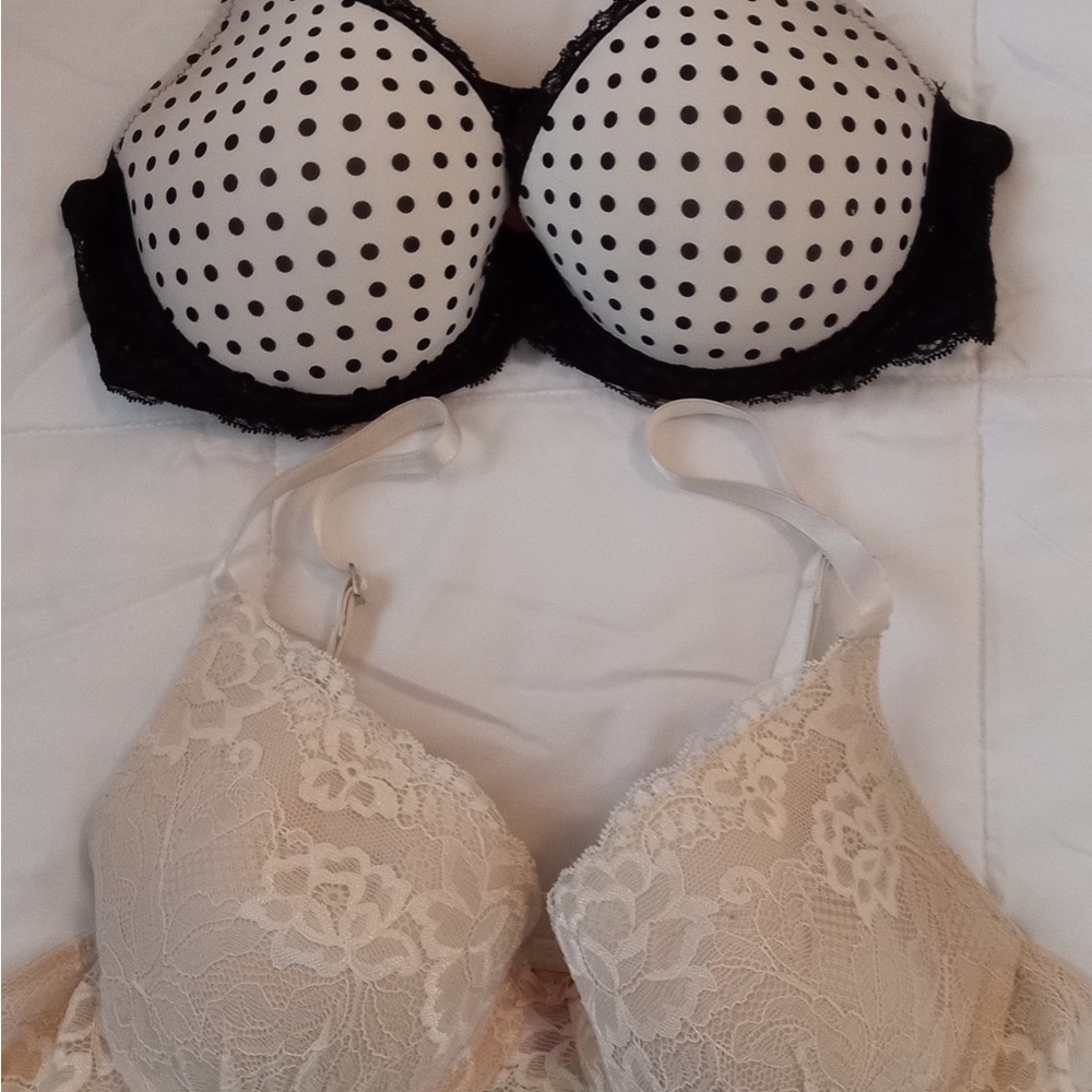🦋 Isaac mizrahi padded push up lace bra bundle size 36C